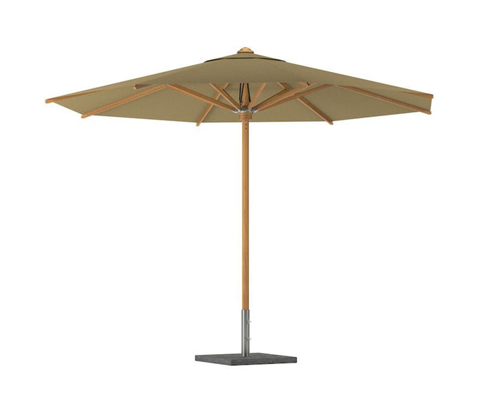 Shady Umbrella Round Teak Pole | Royal Botania