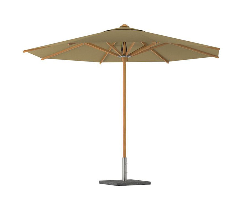 Shady Umbrella Round Teak Pole | Royal Botania