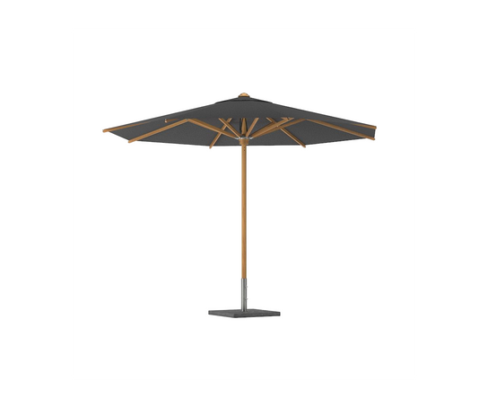 Shady Umbrella Round Teak Pole | Royal Botania