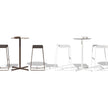 High end Sit Backrest Barstool by Bivaq Casa Design