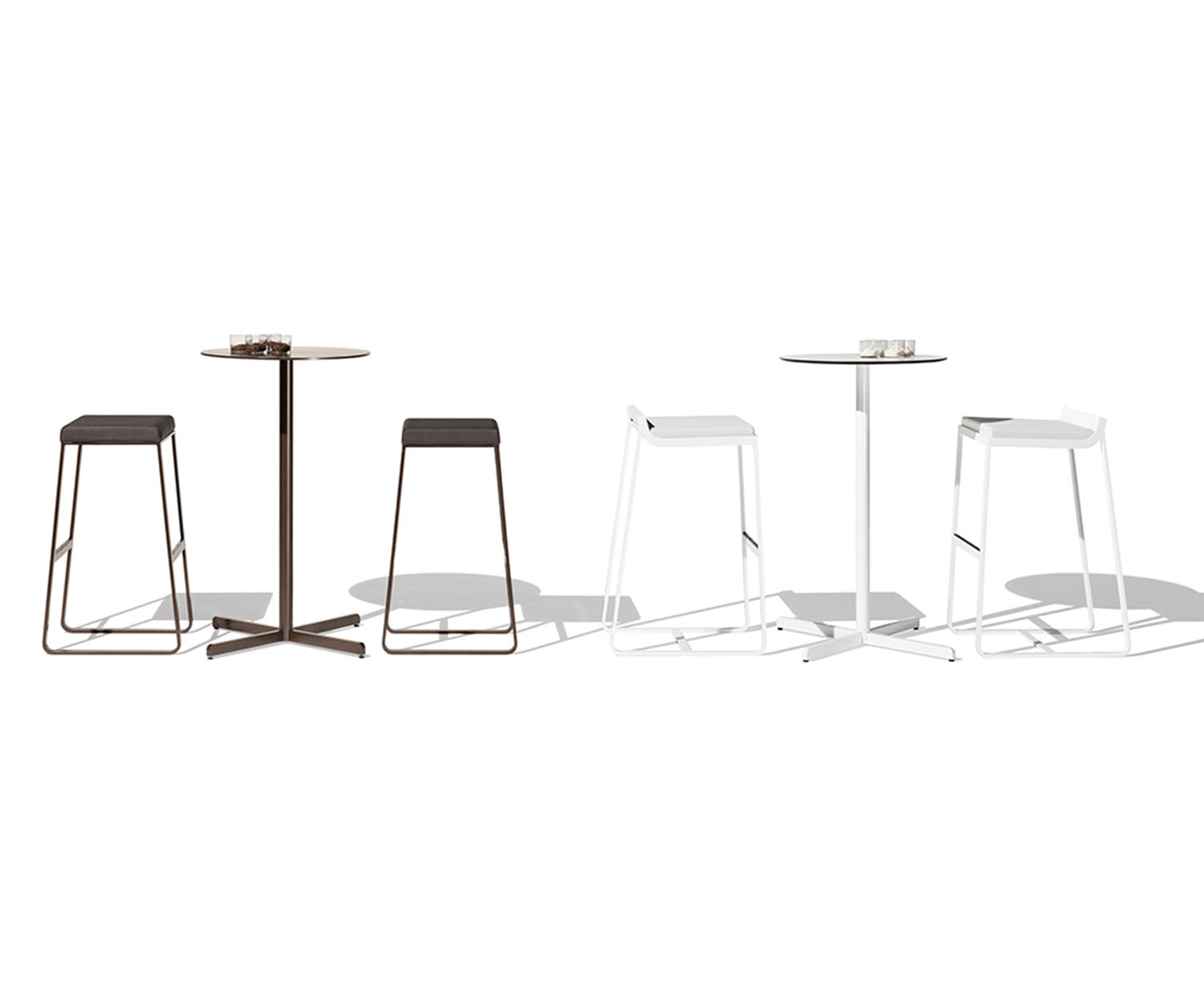 High end Sit Backrest Barstool by Bivaq Casa Design