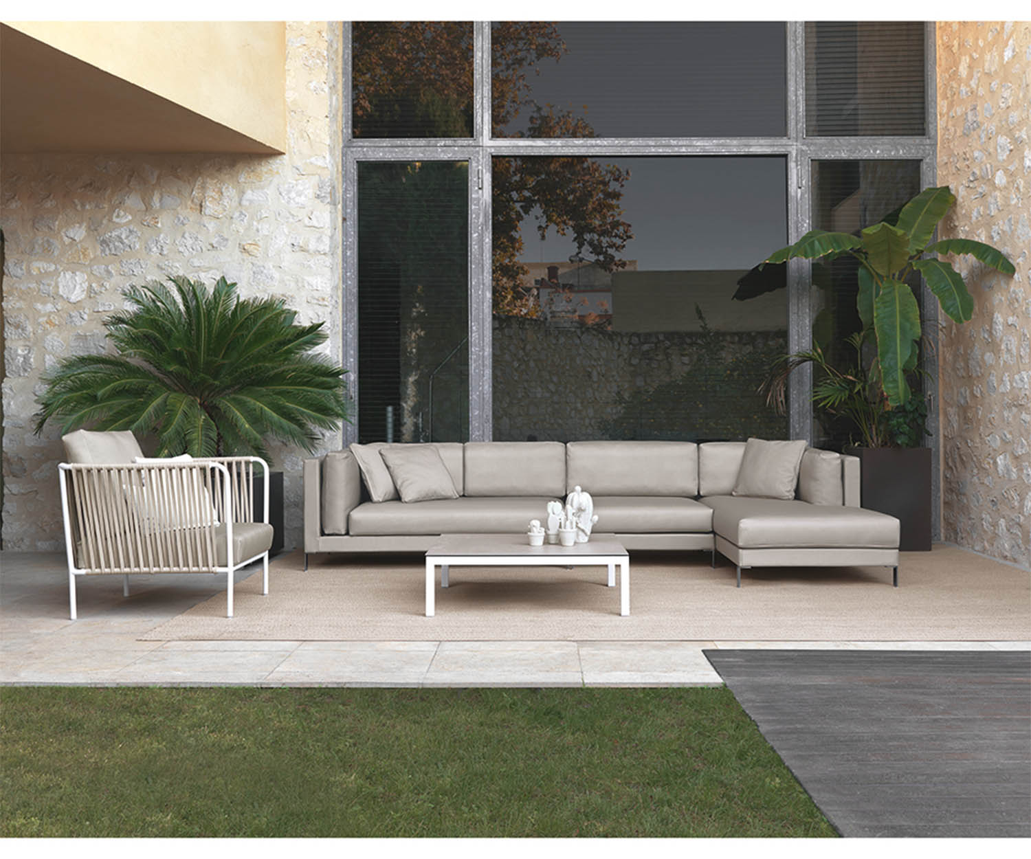 High end Slim Outdoor 03 Sectional by Expormim Casa Design