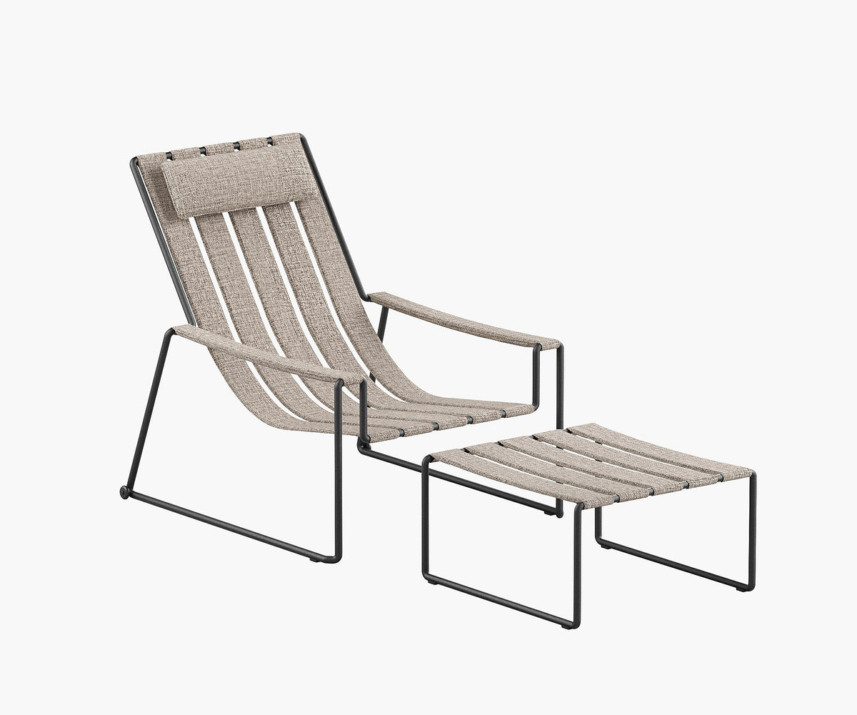 Strappy Sun Lounger Royal Botania