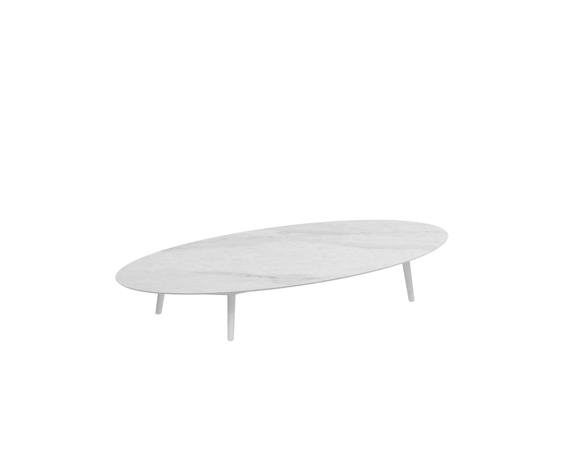Styletto Oval Low Lounge Table | Royal Botania