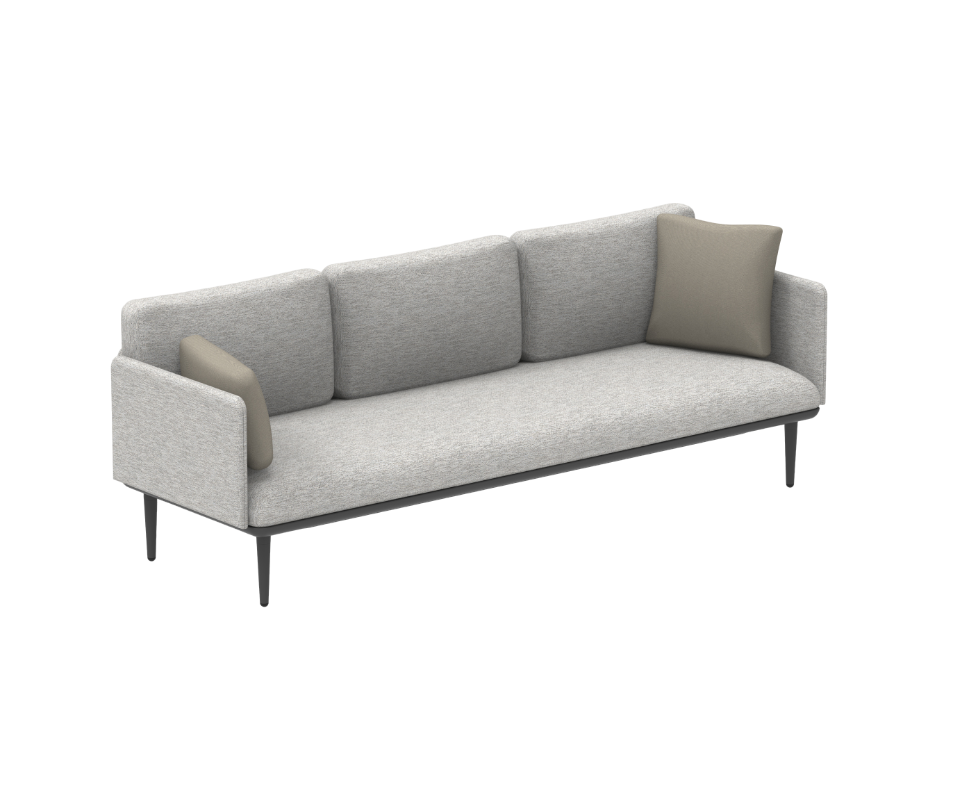 Styletto Lounge 3 Seater Sofa | Royal Botania