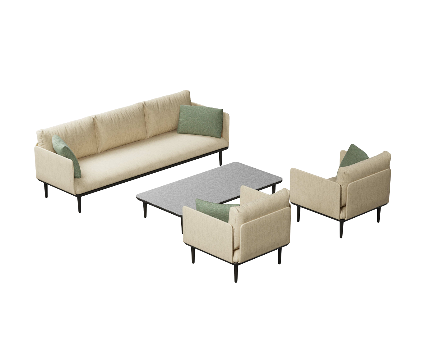 Styletto Lounge Furniture Set | Royal Botania