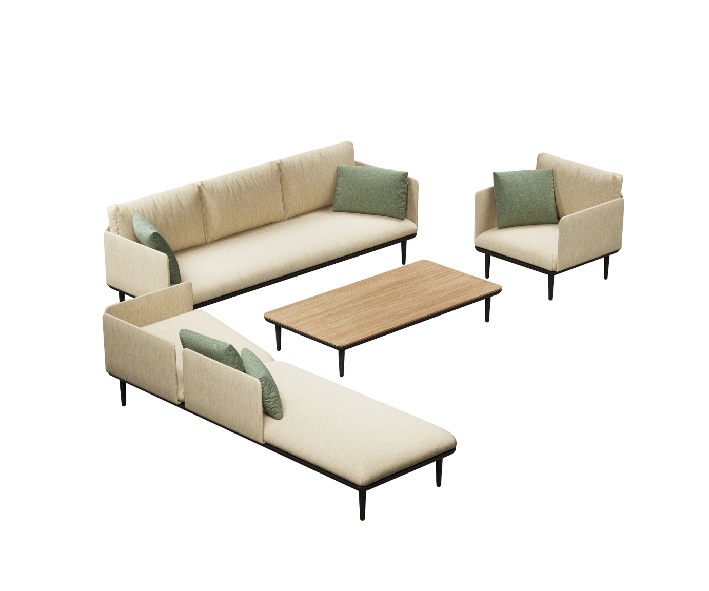 Styletto Lounge Furniture Set | Royal Botania