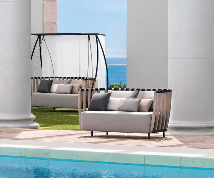 High end Swing 2-Seater Sofa by Ethimo Casa Design