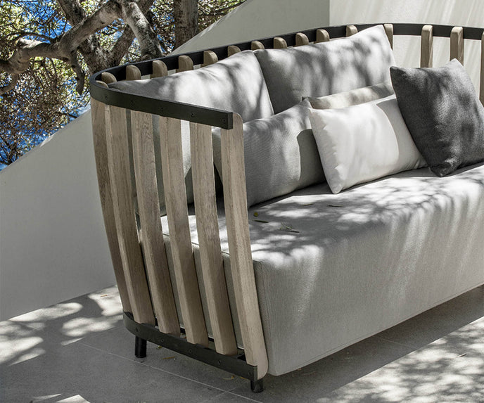 High end Swing 2-Seater Sofa by Ethimo Casa Design
