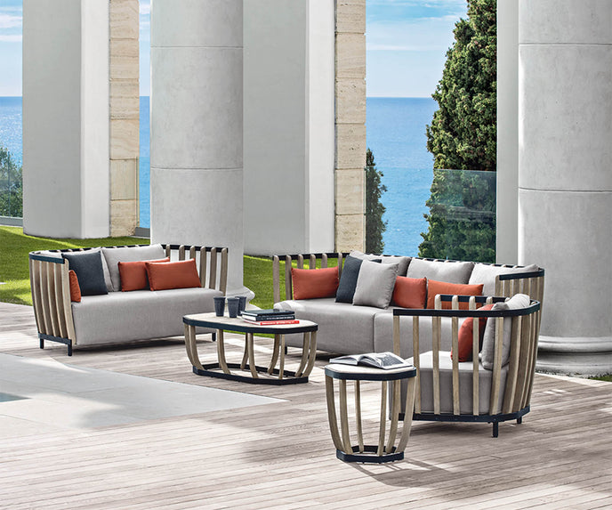 High end Swing 2-Seater Sofa by Ethimo Casa Design