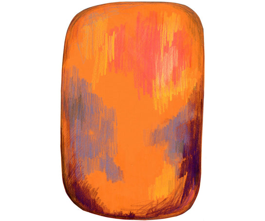 Scribble Yellow Rug Moooi
