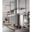 High end Floor Sample Suspended Kitchen Shelf with LED light by Molteni&C Casa Design