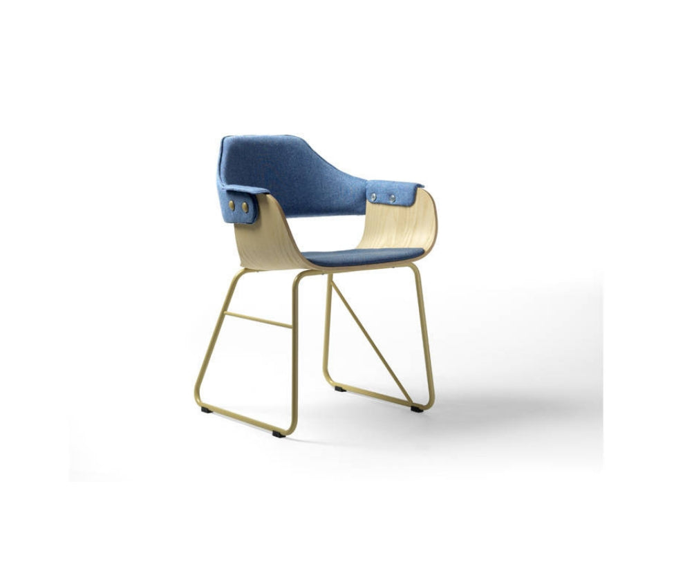 High end Showtime Dining Chair - Sled Base by BD Barcelona Casa Design