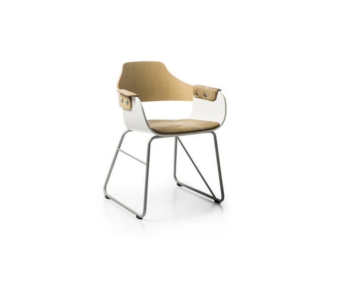 High end Showtime Dining Chair - Sled Base by BD Barcelona Casa Design