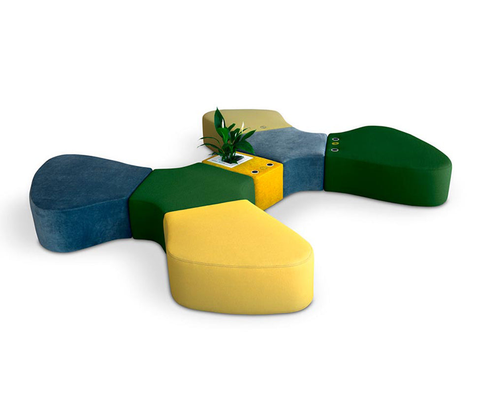 Sir-Pent Poufs and Modular System Adrenalina