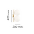 High end IC Double Wall & Ceiling Light by Flos Casa Design