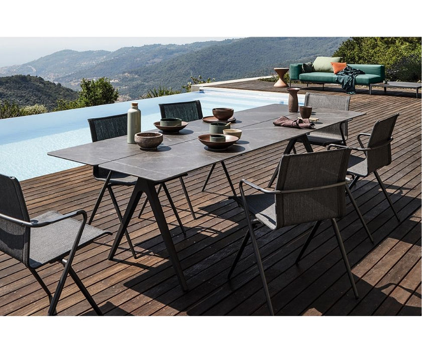 Split Outdoor Dining Table Gloster