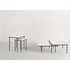 High end Square 52/42 Side Coffee Table by Frag Casa Design