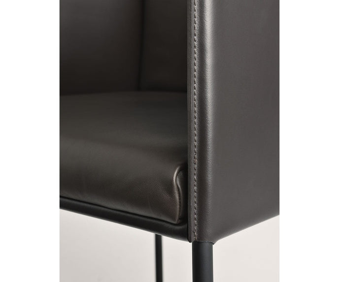 High end Square Dining Armchair by Frag Casa Design
