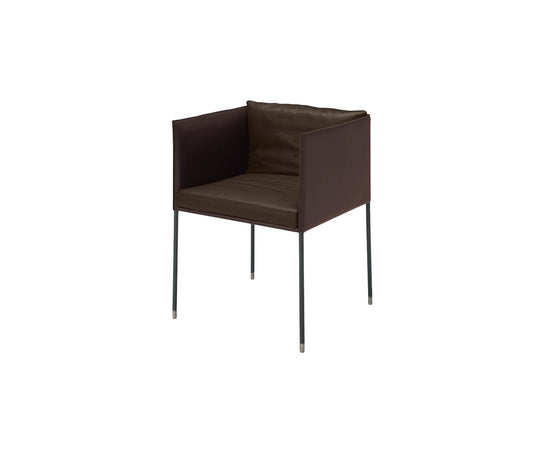 High end Square Dining Armchair by Frag Casa Design