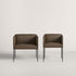 High end Square Dining Armchair by Frag Casa Design