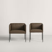 High end Square L Lounge Armchair by Frag Casa Design