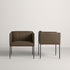High end Square L Lounge Armchair by Frag Casa Design