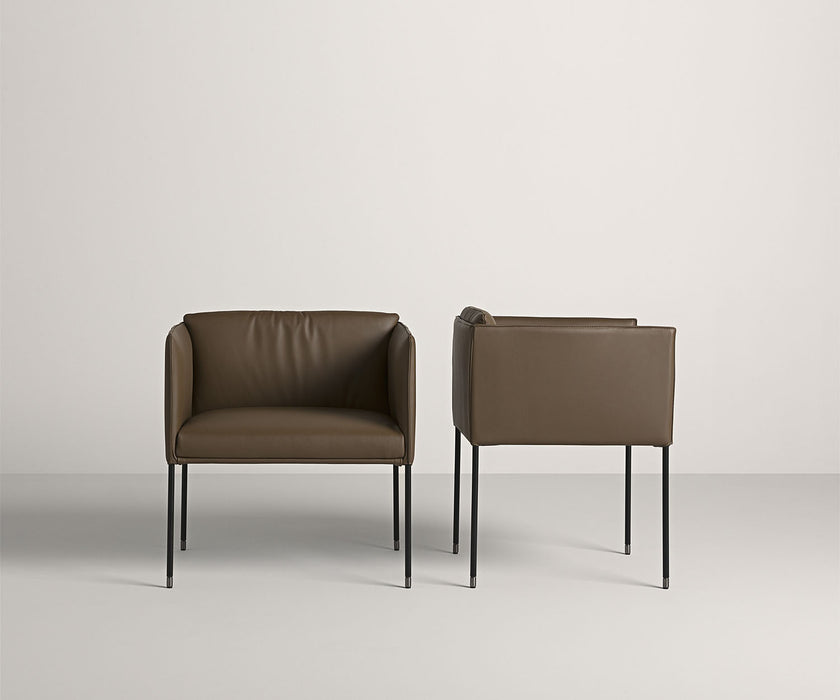 High end Square L Lounge Armchair by Frag Casa Design