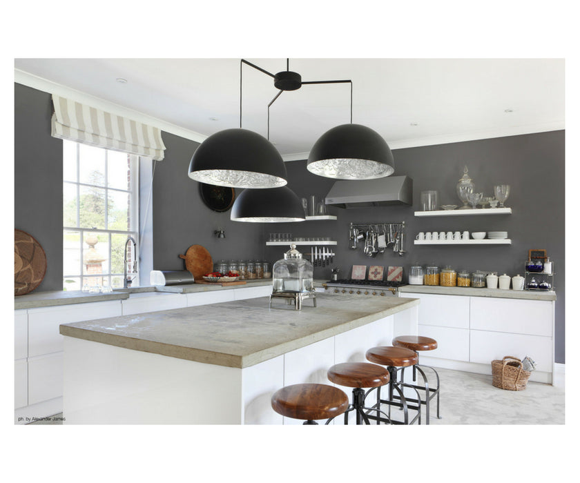 High end Stchu-Moon 02 Chandelier by Catellani & Smith Casa Design
