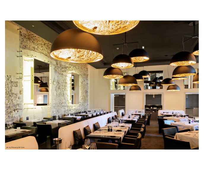 High end Stchu-Moon 02 Chandelier by Catellani & Smith Casa Design