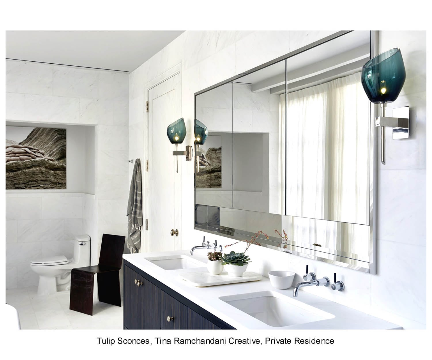 High end Tulip Wall Sconce by Zia Priven Casa Design