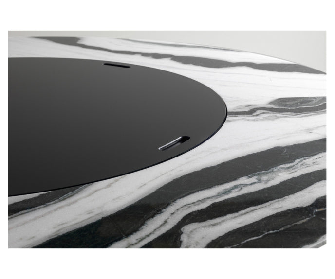 High end Ufo + Lazy Susan (Large dimensions) Round by Emmemobili Casa Design