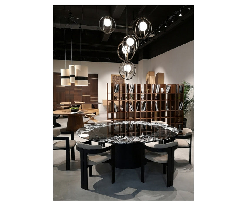 High end Ufo + Lazy Susan (Large dimensions) Round by Emmemobili Casa Design