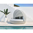 High end Ulm Daybed Fixed Backrest With Folding Sunroof by Vondom Casa Design