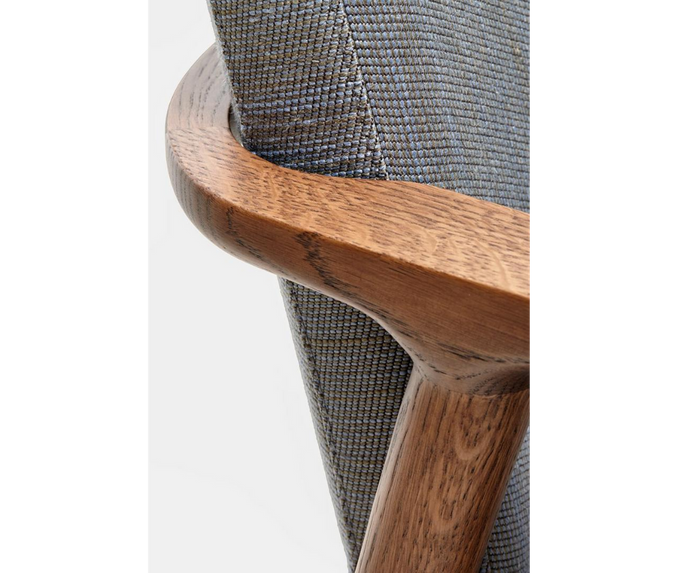 Moooi Zio Lounge Armchair Oak Frame