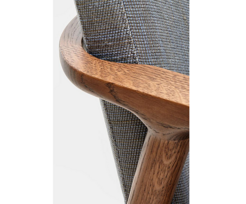Moooi Zio Lounge Armchair Oak Frame