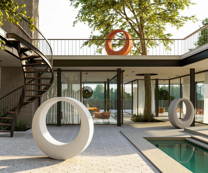 High end O Rocking Chair by Moooi Casa Design