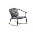 High end Smart Lounge Rocking Armchair by Varaschin Casa Design