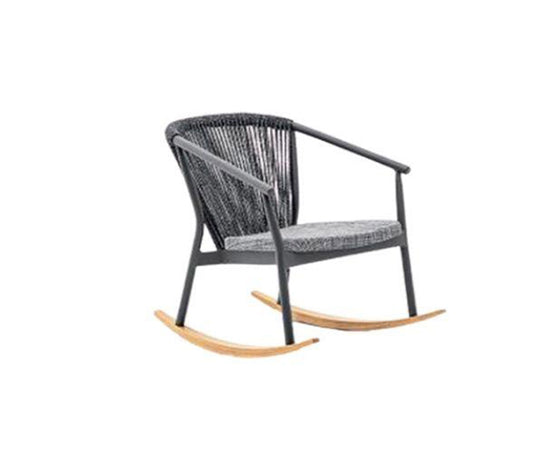 High end Smart Lounge Rocking Armchair by Varaschin Casa Design