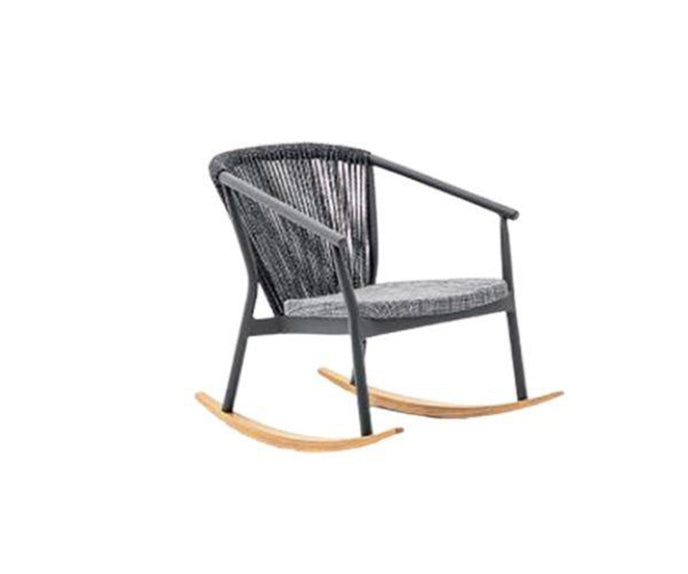 High end Smart Lounge Rocking Armchair by Varaschin Casa Design