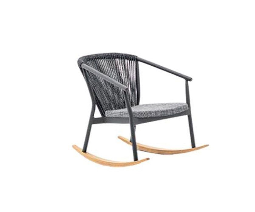High end Smart Lounge Rocking Armchair by Varaschin Casa Design