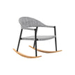 High end Clever Rocking Armchair by Varaschin Casa Design