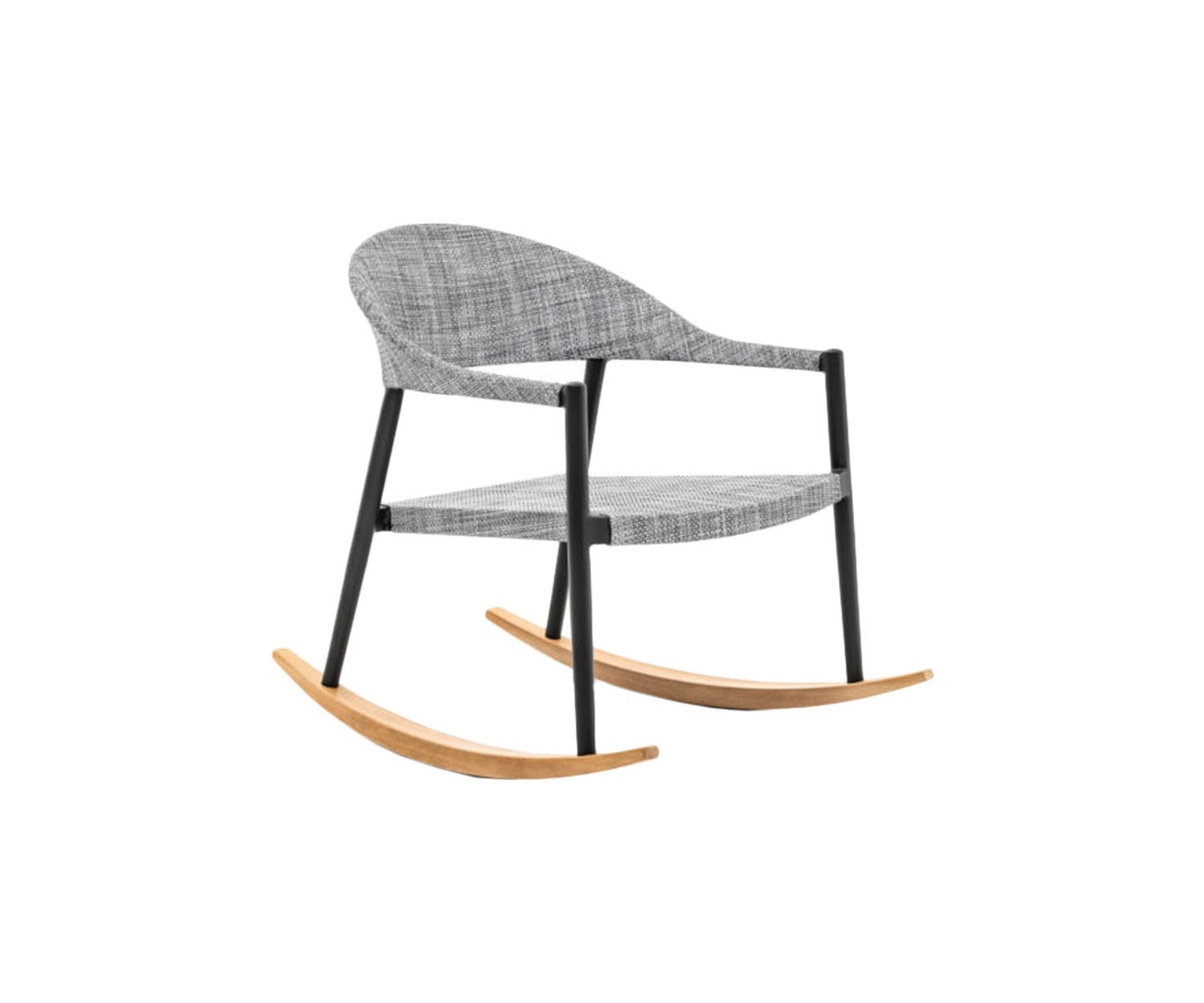 High end Clever Rocking Armchair by Varaschin Casa Design