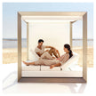 High end Vela Daybed 2 Reclining Backrest Square by Vondom Casa Design