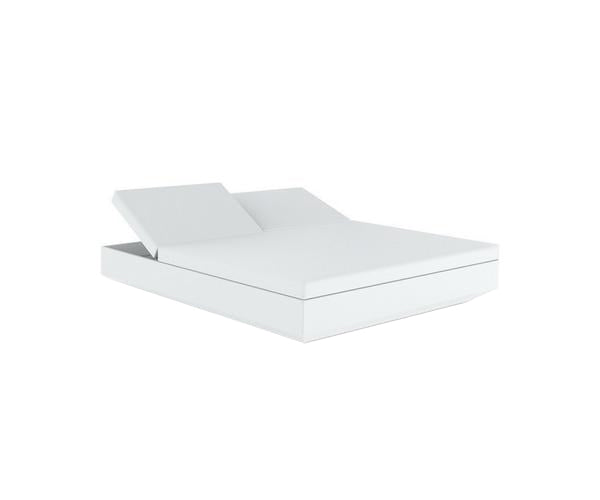 High end Vela Daybed 2 Reclining Backrest Square by Vondom Casa Design
