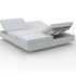 High end Vela Daybed 4 Reclining Backrest by Vondom Casa Design