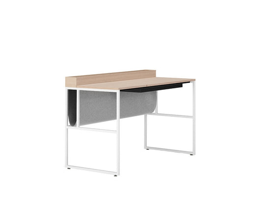MDF Italia 20 Venti Home Desk White Frame