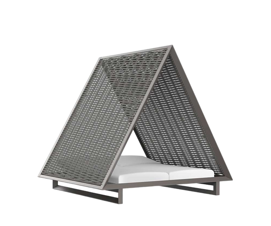Vineyard Daybed Woven Rope Roof | Vondom