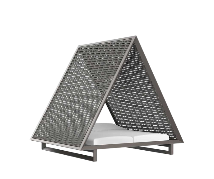 Vineyard Daybed Woven Rope Roof | Vondom