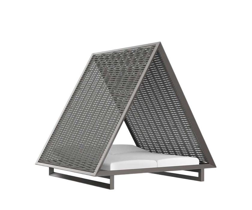 Vineyard Daybed Woven Rope Roof | Vondom